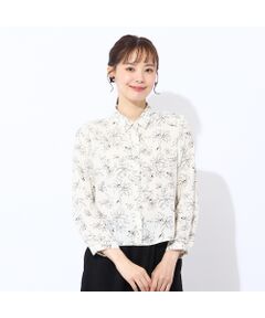 Liliane Burty ECLAT（Sサイズ） / リリアンビューティ エクラ シャツ・ブラウス | 【洗える/セットアップ対応】アムンゼンプリントブラウス