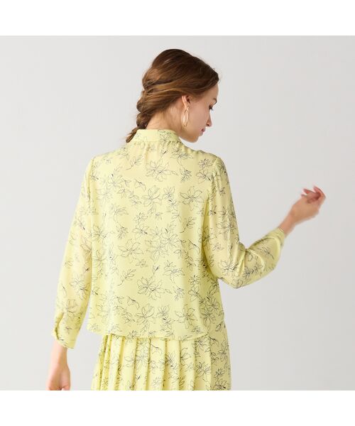 Liliane Burty ECLAT（Sサイズ） / リリアンビューティ エクラ シャツ・ブラウス | 【洗える/セットアップ対応】アムンゼンプリントブラウス | 詳細12