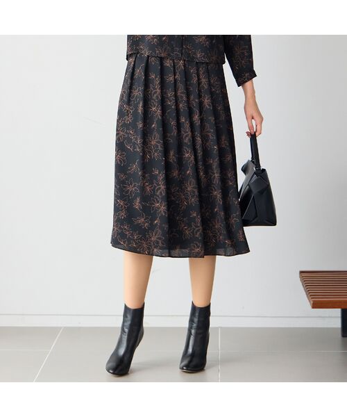 Liliane Burty ECLAT（Sサイズ） / リリアンビューティ エクラ ミニ・ひざ丈スカート | 【セットアップ対応】アムンゼンプリントスカート | 詳細1