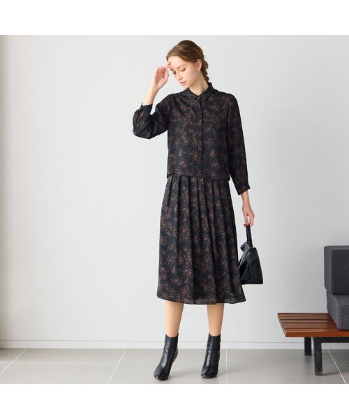 Liliane Burty ECLAT（Sサイズ） / リリアンビューティ エクラ ミニ・ひざ丈スカート | 【セットアップ対応】アムンゼンプリントスカート | 詳細3