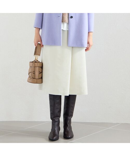 Liliane Burty ECLAT（Sサイズ） / リリアンビューティ エクラ ミニ・ひざ丈スカート | オールゴムスエードスカート | 詳細5