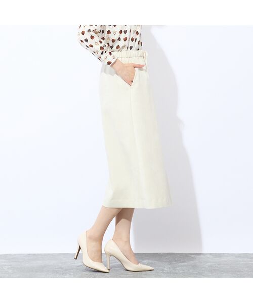 Liliane Burty ECLAT（Sサイズ） / リリアンビューティ エクラ ミニ・ひざ丈スカート | オールゴムスエードスカート | 詳細8