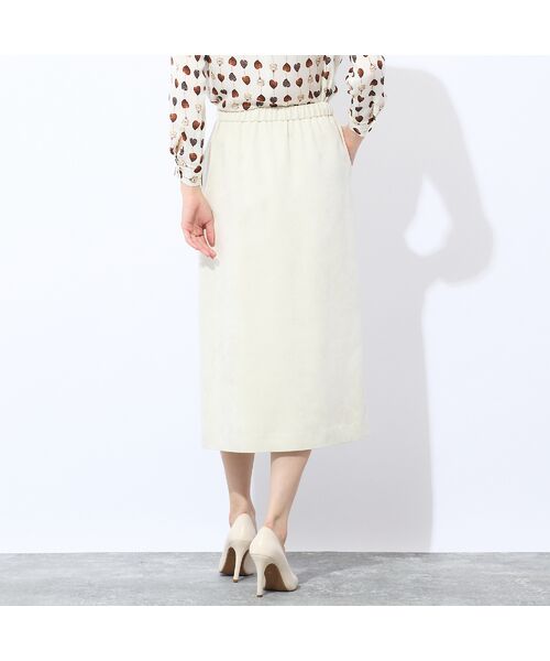 Liliane Burty ECLAT（Sサイズ） / リリアンビューティ エクラ ミニ・ひざ丈スカート | オールゴムスエードスカート | 詳細9