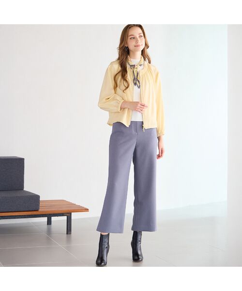 Liliane Burty ECLAT（Sサイズ） / リリアンビューティ エクラ その他パンツ | 【洗える・防しわ】ツイルストレートパンツ | 詳細6