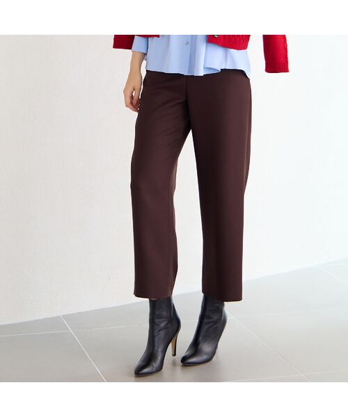 Liliane Burty ECLAT（Sサイズ） / リリアンビューティ エクラ その他パンツ | 【洗える・防しわ】ツイルストレートパンツ | 詳細9