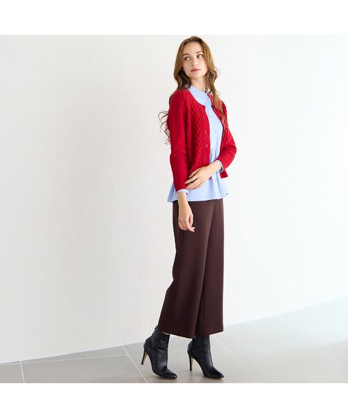 Liliane Burty ECLAT（Sサイズ） / リリアンビューティ エクラ その他パンツ | 【洗える・防しわ】ツイルストレートパンツ | 詳細11