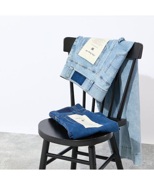 Liliane Burty ECLAT（Sサイズ） / リリアンビューティ エクラ デニムパンツ | 【洗える】センタープレスデニムパンツ | 詳細17