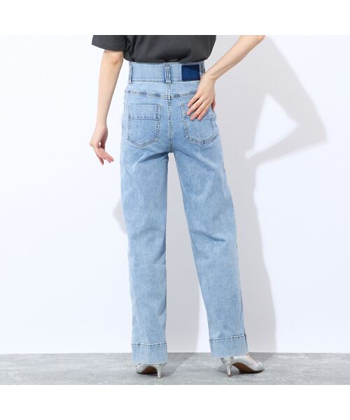 Liliane Burty ECLAT（Sサイズ） / リリアンビューティ エクラ デニムパンツ | 【洗える】センタープレスデニムパンツ | 詳細13