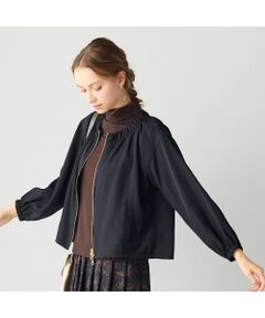 Liliane Burty ECLAT（Sサイズ） / リリアンビューティ エクラ ノーカラージャケット | シアータンブラーライトジャケット