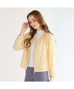 Liliane Burty ECLAT（Sサイズ） / リリアンビューティ エクラ ノーカラージャケット | シアータンブラーライトジャケット