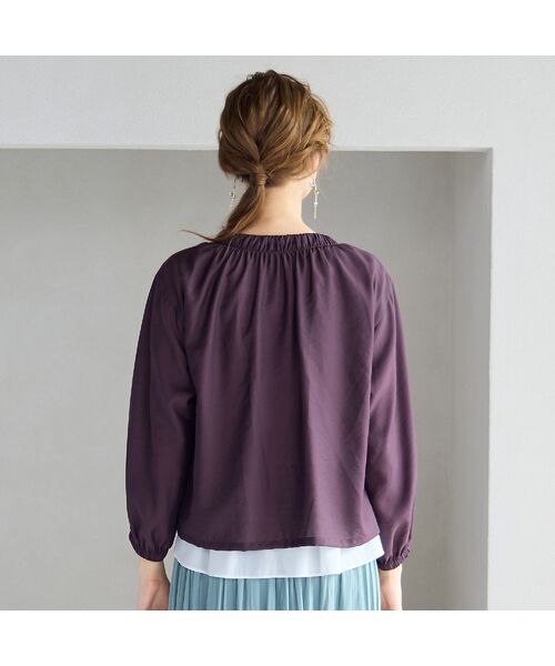 Liliane Burty ECLAT（Sサイズ） / リリアンビューティ エクラ ノーカラージャケット | シアータンブラーライトジャケット | 詳細3