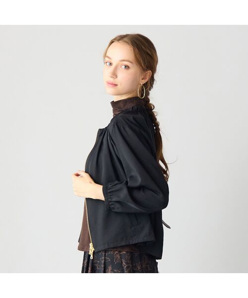 Liliane Burty ECLAT（Sサイズ） / リリアンビューティ エクラ ノーカラージャケット | シアータンブラーライトジャケット | 詳細10