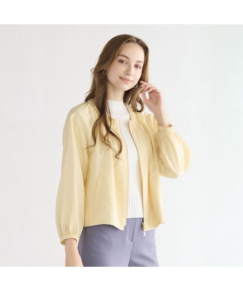 Liliane Burty ECLAT（Sサイズ） / リリアンビューティ エクラ ノーカラージャケット | シアータンブラーライトジャケット | 詳細14