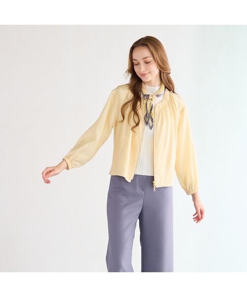 Liliane Burty ECLAT（Sサイズ） / リリアンビューティ エクラ ノーカラージャケット | シアータンブラーライトジャケット | 詳細15