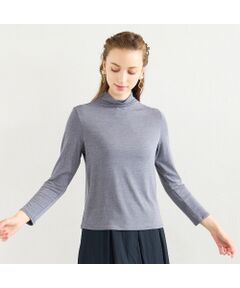 Liliane Burty ECLAT（Sサイズ） / リリアンビューティ エクラ カットソー | 【洗える】吸湿発熱ハイネックTシャツ