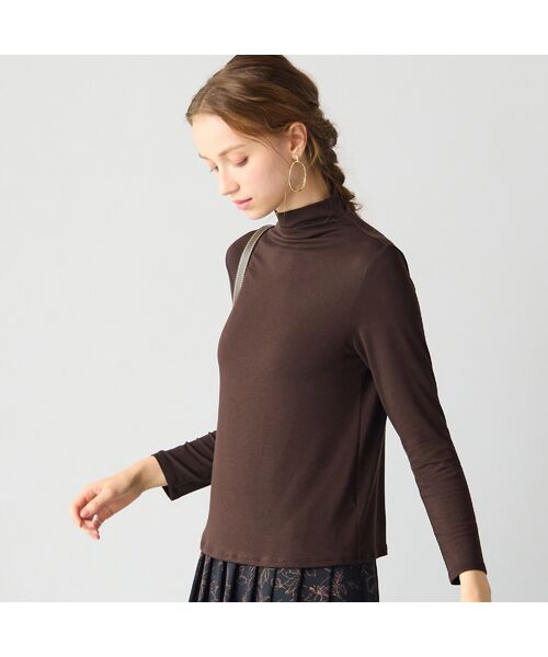 Liliane Burty ECLAT（Sサイズ） / リリアンビューティ エクラ カットソー | 【洗える】吸湿発熱ハイネックTシャツ | 詳細7