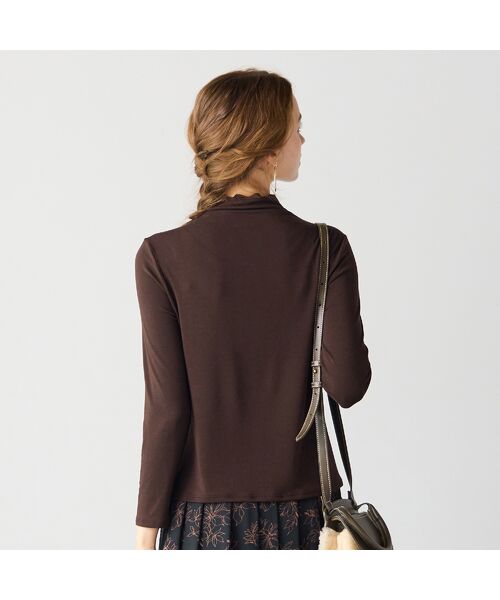 Liliane Burty ECLAT（Sサイズ） / リリアンビューティ エクラ カットソー | 【洗える】吸湿発熱ハイネックTシャツ | 詳細8