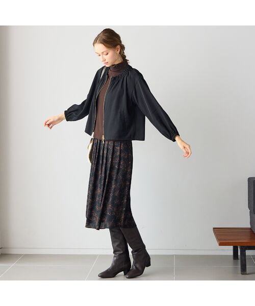 Liliane Burty ECLAT（Sサイズ） / リリアンビューティ エクラ カットソー | 【洗える】吸湿発熱ハイネックTシャツ | 詳細12