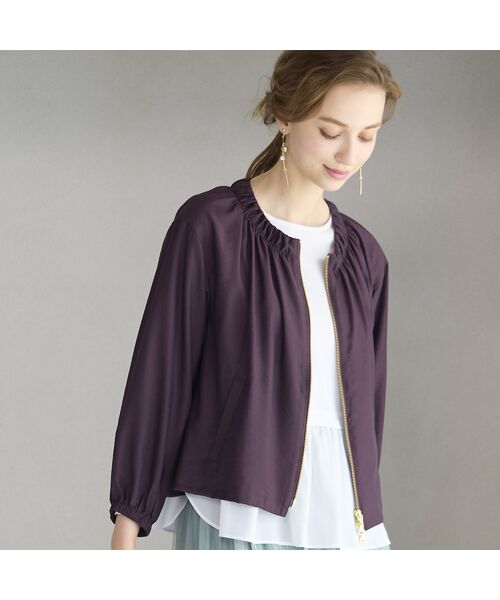 Liliane Burty ECLAT（Sサイズ） / リリアンビューティ エクラ カットソー | 【洗える・接触冷感】配色切り替えTシャツ | 詳細5