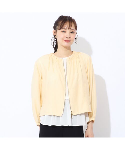 Liliane Burty ECLAT（Sサイズ） / リリアンビューティ エクラ カットソー | 【洗える・接触冷感】配色切り替えTシャツ | 詳細8