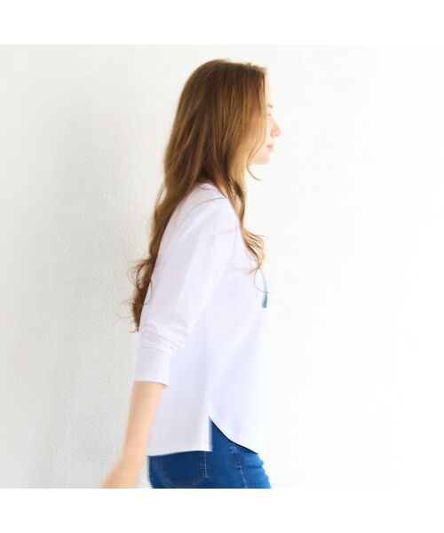 Liliane Burty ECLAT（Sサイズ） / リリアンビューティ エクラ カットソー | 【洗える】綿100％ドッグプリントTシャツ | 詳細2