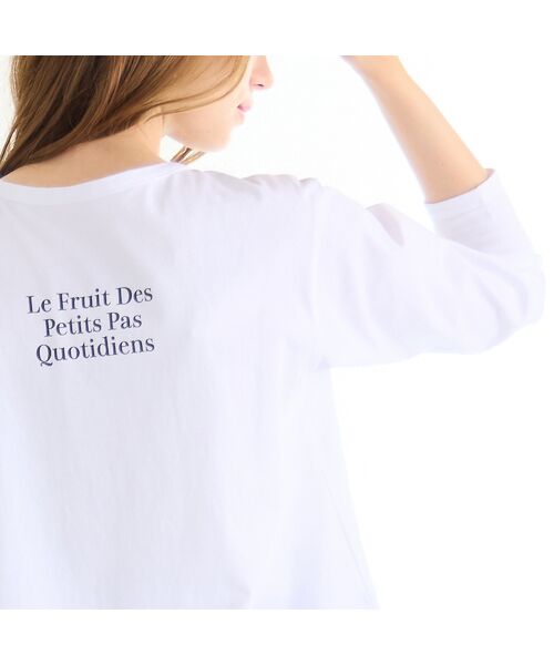 Liliane Burty ECLAT（Sサイズ） / リリアンビューティ エクラ カットソー | 【洗える】綿100％ドッグプリントTシャツ | 詳細6