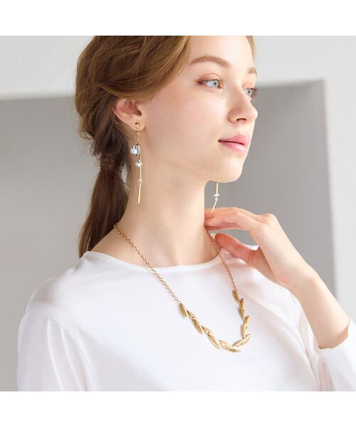 Liliane Burty ECLAT（Sサイズ） / リリアンビューティ エクラ ネックレス・ペンダント・チョーカー | リーフチェーンネックレス | 詳細1