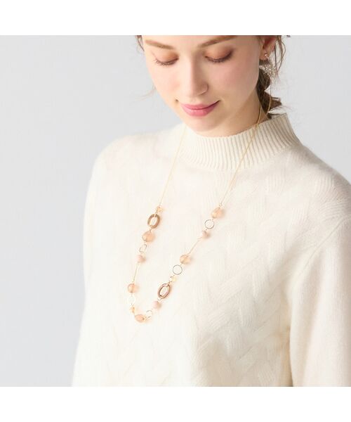 Liliane Burty ECLAT（Sサイズ） / リリアンビューティ エクラ ネックレス・ペンダント・チョーカー | サークル×クリアネックレス | 詳細1