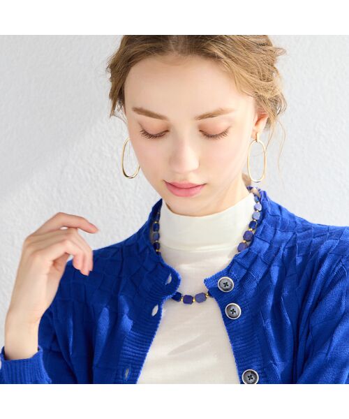 Liliane Burty ECLAT(Sサイズ)/リリアンビューティ エクラ 【一部店舗・オンラインショップ限定】ラピスラズリ マグネットネックレス ブルー F Liliane Burty ECLAT(Sサイズ)/リリアンビューティ エクラ 【一部店舗・オンラインショップ限定】ラピスラズリ マグネットネックレス ブルー F