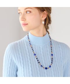 Liliane Burty ECLAT（Sサイズ） / リリアンビューティ エクラ ネックレス・ペンダント・チョーカー | 【一部店舗・オンラインショップ限定】ラピスラズリ×ブラウンマグネットネックレス