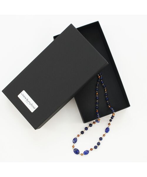Liliane Burty ECLAT（Sサイズ） / リリアンビューティ エクラ ネックレス・ペンダント・チョーカー | 【一部店舗・オンラインショップ限定】ラピスラズリ×ブラウンマグネットネックレス | 詳細6