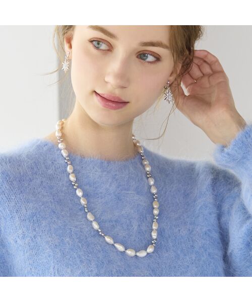 Liliane Burty ECLAT（Sサイズ） / リリアンビューティ エクラ ネックレス・ペンダント・チョーカー | 【一部店舗・オンラインショップ限定】淡水パールロングマグネットネックレス | 詳細1