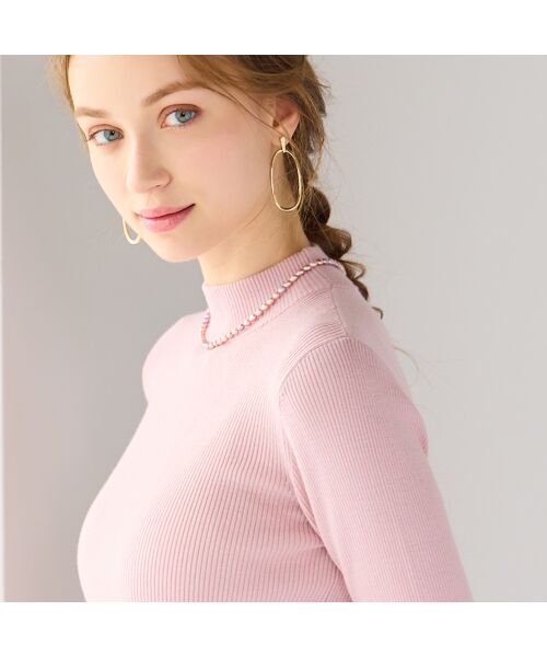Liliane Burty ECLAT(Sサイズ)/リリアンビューティ エクラ 【一部店舗・オンラインショップ限定】淡水パールショートマグネットネックレス ピンク F Liliane Burty ECLAT(Sサイズ)/リリアンビューティ エクラ 【一部店舗・オンラインショップ限定】淡水パールショートマグネットネックレス ピンク F