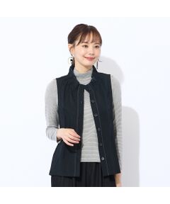 Liliane Burty ECLAT（Sサイズ） / リリアンビューティ エクラ ベスト | 【洗える/セットアップ対応】マットツイルベスト