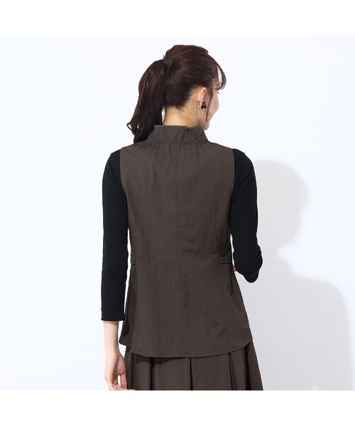 Liliane Burty ECLAT（Sサイズ） / リリアンビューティ エクラ ベスト | 【洗える/セットアップ対応】マットツイルベスト | 詳細3