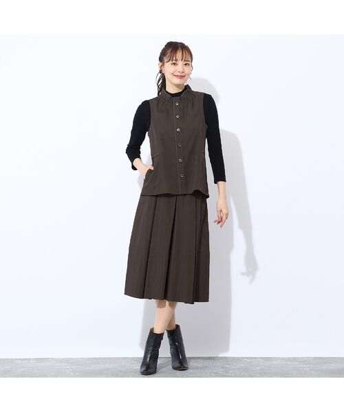 Liliane Burty ECLAT（Sサイズ） / リリアンビューティ エクラ ベスト | 【洗える/セットアップ対応】マットツイルベスト | 詳細5