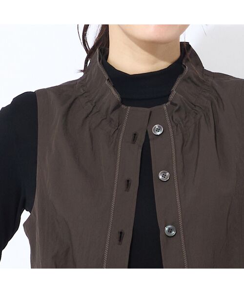 Liliane Burty ECLAT（Sサイズ） / リリアンビューティ エクラ ベスト | 【洗える/セットアップ対応】マットツイルベスト | 詳細6