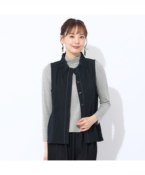 Liliane Burty ECLAT（Sサイズ） / リリアンビューティ エクラ ベスト | 【洗える/セットアップ対応】マットツイルベスト | 詳細8