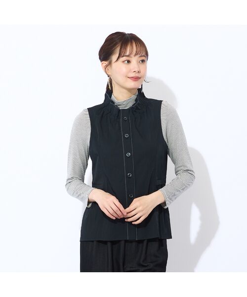 Liliane Burty ECLAT（Sサイズ） / リリアンビューティ エクラ ベスト | 【洗える/セットアップ対応】マットツイルベスト | 詳細9