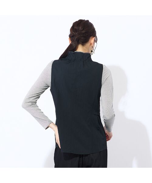 Liliane Burty ECLAT（Sサイズ） / リリアンビューティ エクラ ベスト | 【洗える/セットアップ対応】マットツイルベスト | 詳細11