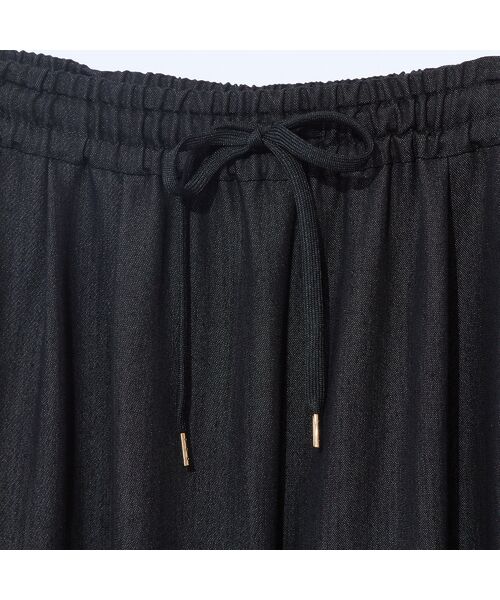 Liliane Burty ECLAT（Sサイズ） / リリアンビューティ エクラ デニムパンツ | 【洗える】ウエストゴムデニムパンツ | 詳細14