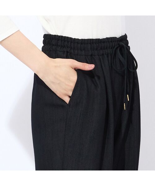 Liliane Burty ECLAT（Sサイズ） / リリアンビューティ エクラ デニムパンツ | 【洗える】ウエストゴムデニムパンツ | 詳細16