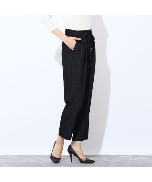 Liliane Burty ECLAT（Sサイズ） / リリアンビューティ エクラ デニムパンツ | 【洗える】ウエストゴムデニムパンツ | 詳細12