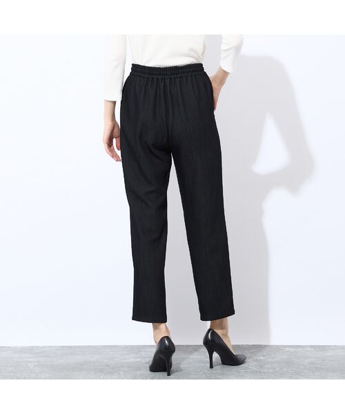 Liliane Burty ECLAT（Sサイズ） / リリアンビューティ エクラ デニムパンツ | 【洗える】ウエストゴムデニムパンツ | 詳細13