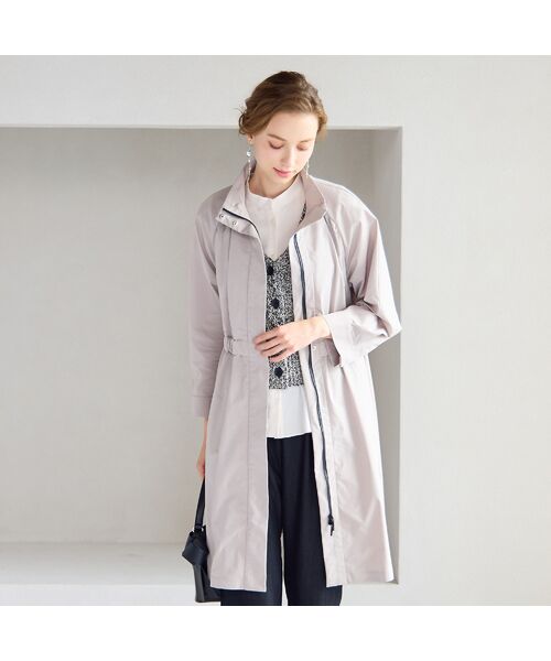 Liliane Burty ECLAT（Sサイズ） / リリアンビューティ エクラ その他アウター | メモリータフタ比翼コート | 詳細1