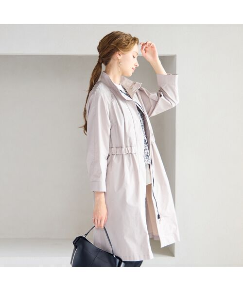 Liliane Burty ECLAT（Sサイズ） / リリアンビューティ エクラ その他アウター | メモリータフタ比翼コート | 詳細2