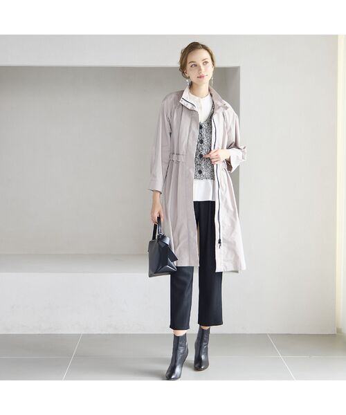 Liliane Burty ECLAT（Sサイズ） / リリアンビューティ エクラ その他アウター | メモリータフタ比翼コート | 詳細3