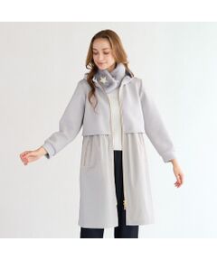 Liliane Burty ECLAT（Sサイズ） / リリアンビューティ エクラ その他アウター | ダンボール×タフタ切り替えコート