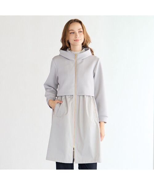 Liliane Burty ECLAT（Sサイズ） / リリアンビューティ エクラ その他アウター | ダンボール×タフタ切り替えコート | 詳細3