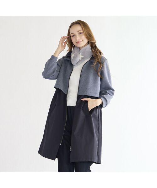 Liliane Burty ECLAT（Sサイズ） / リリアンビューティ エクラ その他アウター | ダンボール×タフタ切り替えコート | 詳細8